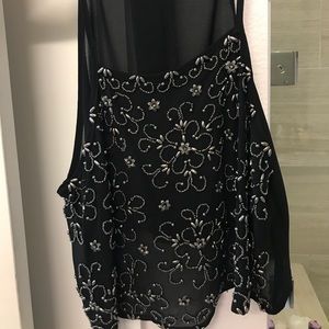 LF beaded crop top